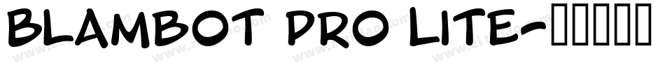 Blambot Pro Lite字体转换